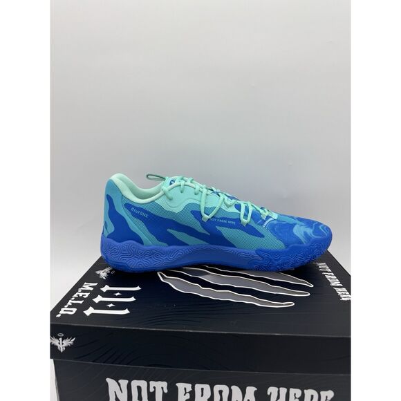 PUMA x LAMELO BALL MB.03 Lo Team Size 14 HyperLink Blue New In Box - Picture 4 of 9